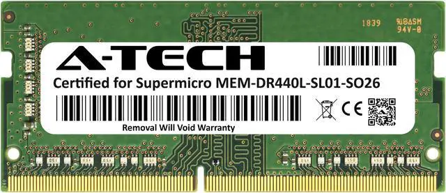 Main image of Supermicro Certified MEM-DR440L-SL01-SO26 | Samsung 4GB PC4-21300 DDR4 2666MHz 1Rx16 Non-ECC SODIMM 260-Pin Laptop Memory RAM