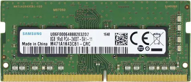 Alt view image 2 of 2 - Supermicro Certified MEM-DR480L-SL01-SO24 | Samsung M471A1K43CB1-CRC | 8GB PC4-19200 DDR4 2400MHz 1Rx8 Non-ECC SODIMM 260-Pin Laptop Memory RAM
