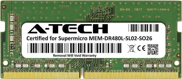 Main image of Supermicro Certified MEM-DR480L-SL02-SO26 | Samsung 8GB PC4-21300 DDR4 2666MHz 1Rx8 Non-ECC SODIMM 260-Pin Laptop Memory RAM