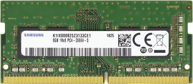 Alt view image 2 of 2 - Supermicro Certified MEM-DR480L-SL02-SO26 | Samsung 8GB PC4-21300 DDR4 2666MHz 1Rx8 Non-ECC SODIMM 260-Pin Laptop Memory RAM