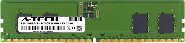 Alt view image 2 of 5 - 8GB RAM Replacement for HP N02930-001 | DDR5 4800MHz PC5-38400 DIMM Desktop Memory