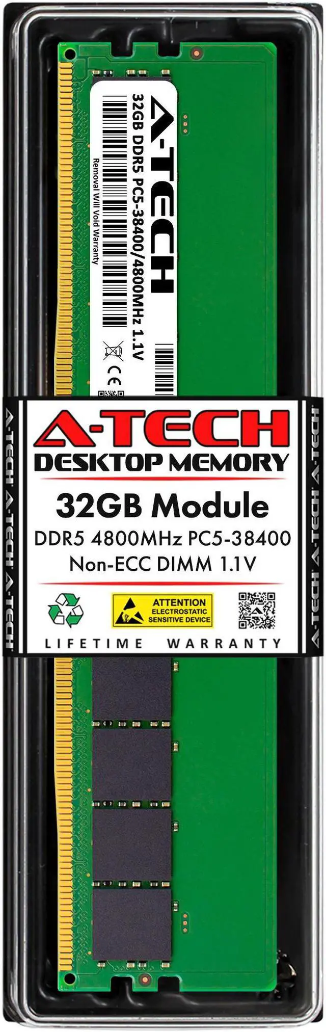 Main image of 32GB RAM Replacement for HP N77884-001 | DDR5 4800MHz PC5-38400 DIMM Desktop Memory