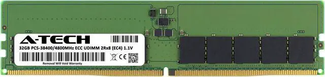 Alt view image 2 of 3 - 32GB RAM Replacement for Hynix HMCG88MEBEA | DDR5 4800MHz PC5-38400 ECC UDIMM 2Rx8 Server Memory