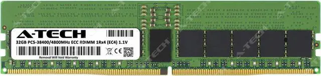 Alt view image 2 of 5 - 32GB RAM Replacement for Samsung M329R4GA0BB0-CQK | DDR5 4800MHz PC5-38400 ECC RDIMM 2Rx4 Server Memory