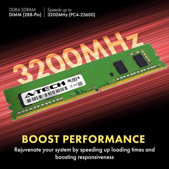 Alt view image 4 of 7 - 8GB RAM Replacement for Samsung M378A1G44BB0-CWE, M378A1G44CB0-CWE | DDR4 3200MHz PC4-25600 DIMM 1Rx16 Desktop Memory