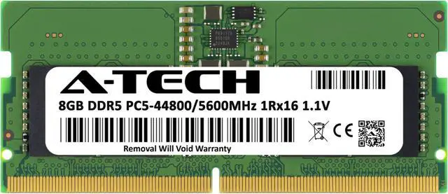 Alt view image 2 of 7 - 8GB RAM Replacement for Samsung M425R1GB4BB0-CWM, M425R1GB4PB0-CWM | DDR5 5600MHz PC5-44800 SODIMM 1Rx16 Laptop Memory