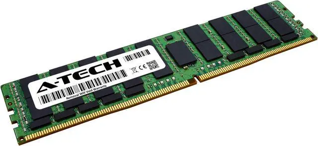 Alt view image 4 of 5 - A-Tech 32GB 4Rx4 PC4-17000 DDR4 2133 ECC LR LRDIMM Load Reduced DIMM 288-Pin Quad Rank x4 Server RAM Memory Module