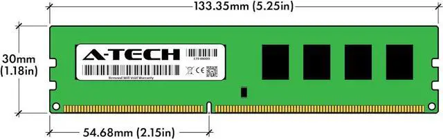 Alt view image 3 of 7 - A-Tech 16GB Kit (2x8GB) RAM for Dell OptiPlex 9020, 9010, 7020, 7010, 3020, 3010, XE2 (USFF/SFF/MT/DT) | DDR3 1600 MHz DIMM PC3-12800 UDIMM Memory Upgrade