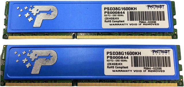 Refurbished: Patriot Signature Line 8GB (2 x 4GB) DDR3 1600 (PC3