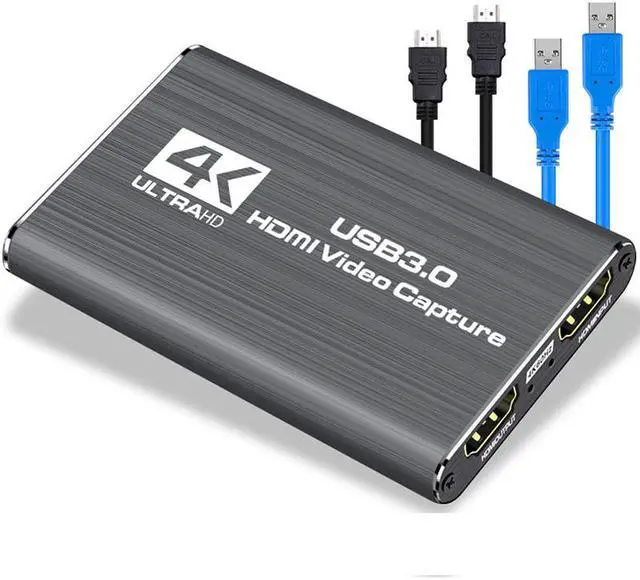 Alt view image 8 of 12 - DIGITNOW 4K Audio Video Capture Card, USB 3.0 HDMI Video Capture Device, Full HD 1080P for Game Recording, Live Streaming Broadcasting-Silver