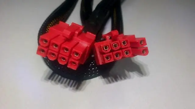Alt view image 6 of 7 - 8 PIN TO 8 pin PCIE VGA Power Supply Cable for EVGA SuperNOVA 550-1300 G2 G3 G5