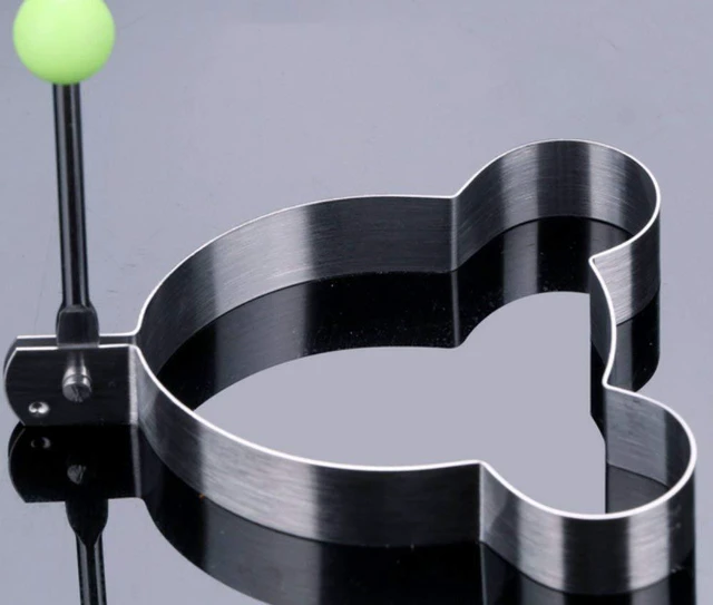 Alt view image 3 of 7 - 5Pcs Fried Egg Non Stick Stainless Steel Pancake Ring Mold Cooking Kitchen Tools