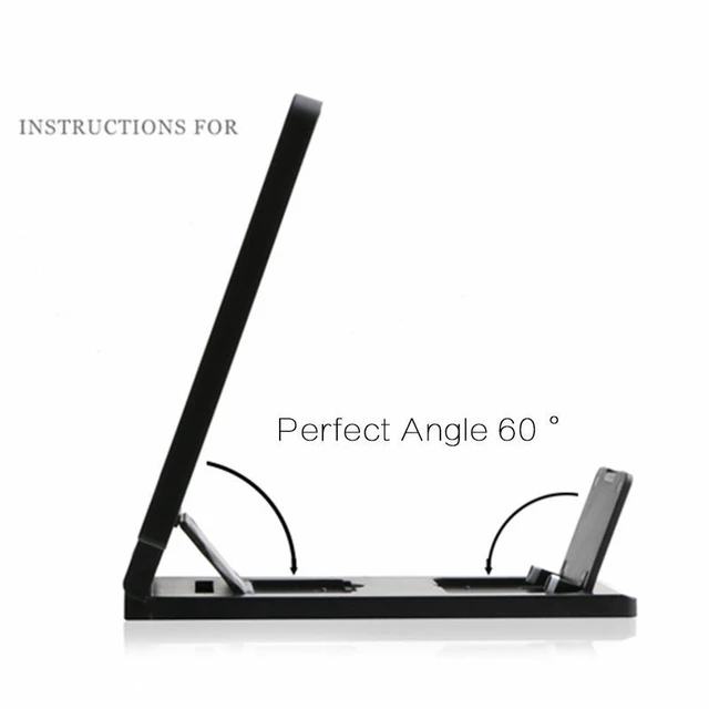 Alt view image 3 of 4 - US 3D Enlarged Screen Mobile Phone Amplifier Magnifier Bracket Cellphone Holder