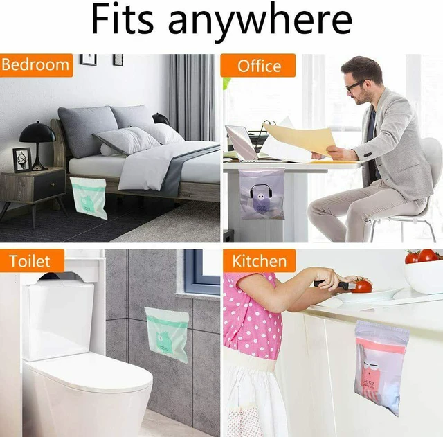 Alt view image 7 of 7 - 60PCS Easy Stick-On Disposable Car Trash Bag Vomit Bag Storage Self-adhesive