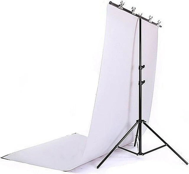 Alt view image 5 of 7 - 6.5x6.5feet/2x2m T-Shaped Photo Backdrop Background Stand with Four Clip Kit