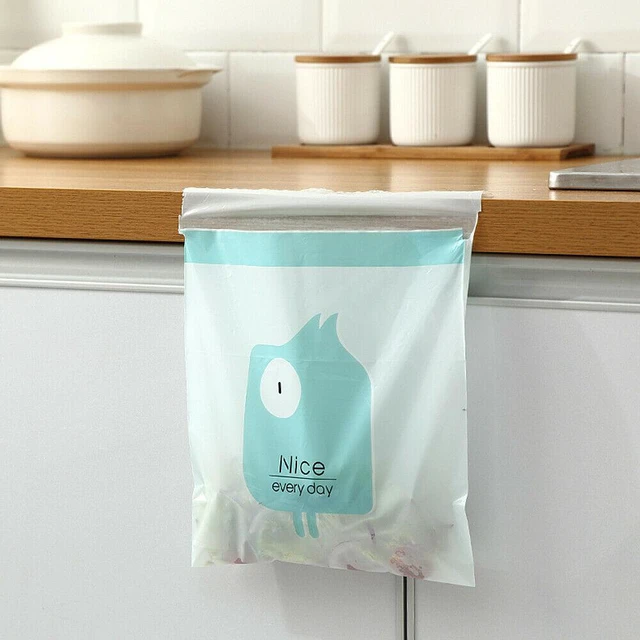 Alt view image 4 of 7 - 60PCS Easy Stick-On Disposable Car Trash Bag Vomit Bag Storage Self-adhesive