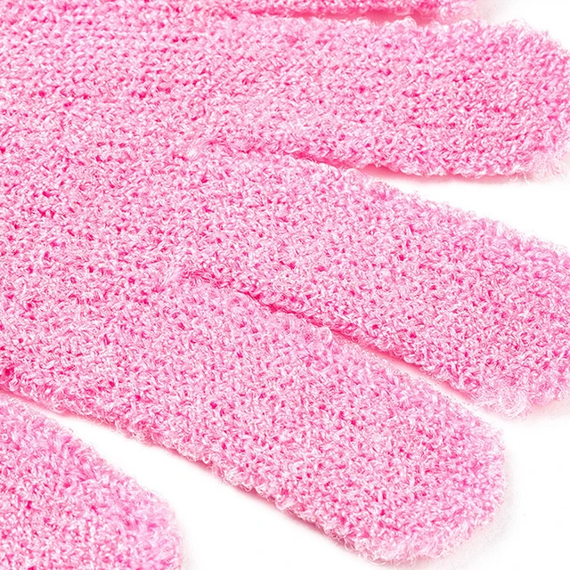 Alt view image 5 of 6 - Exfoliating Spa Bath Gloves Shower Soap Clean Hygiene( 6 Pairs)