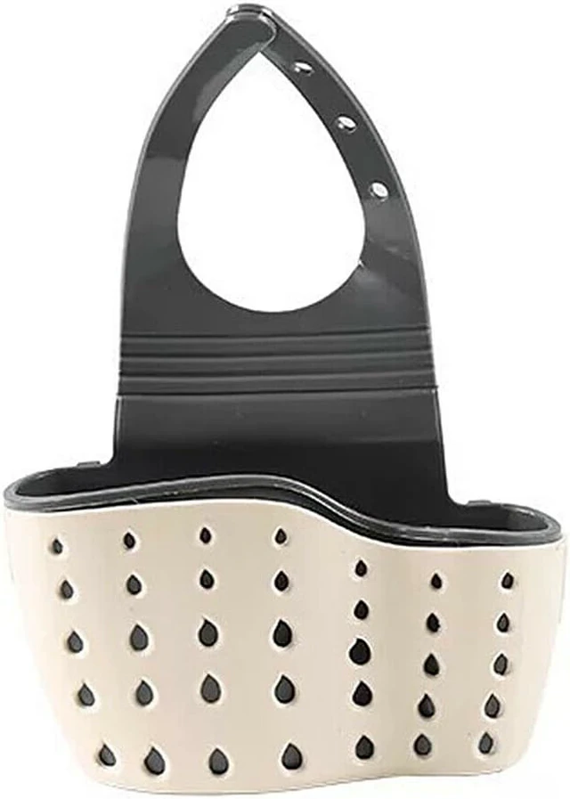 Alt view image 2 of 3 - 2 Pack Kitchen Organizer Sink Faucet Caddy Basket Cleaning Sponge Holder Soap