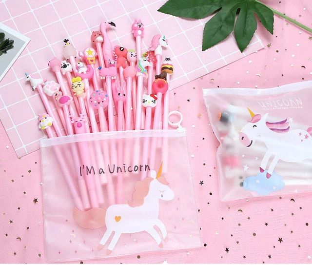 Alt view image 2 of 7 - 20pcs/lot Cute Office School Accessories 0.5mm Pen Gel Pens + Organizer Bag