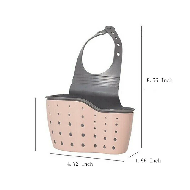 Alt view image 6 of 7 - 2 Pack Kitchen Organizer Sink Faucet Caddy Basket Cleaning Sponge Holder Soap