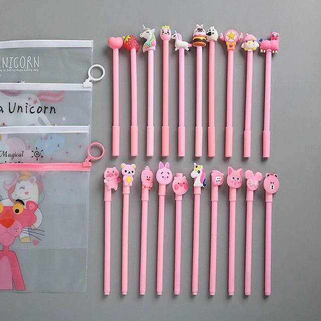 Alt view image 3 of 7 - 20pcs/lot Cute Office School Accessories 0.5mm Pen Gel Pens + Organizer Bag