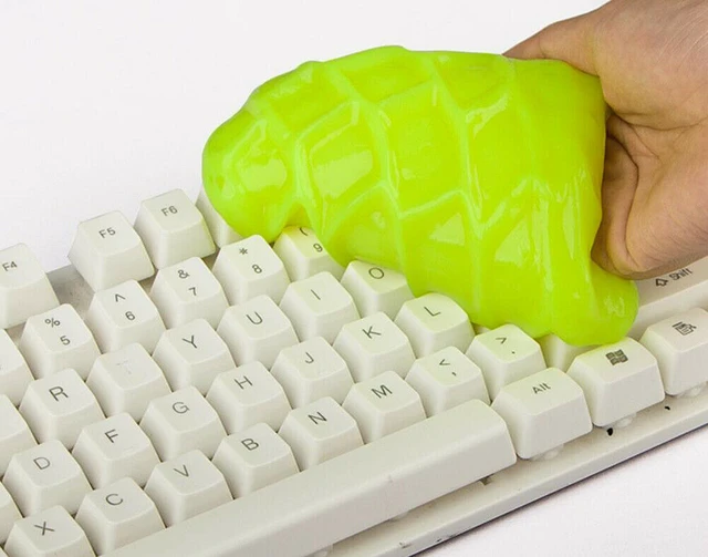 Alt view image 5 of 7 - 2 Pack Keyboard Cleaning Slimy Gel Universal Cleaner Quick Remove Dust Hair Germ