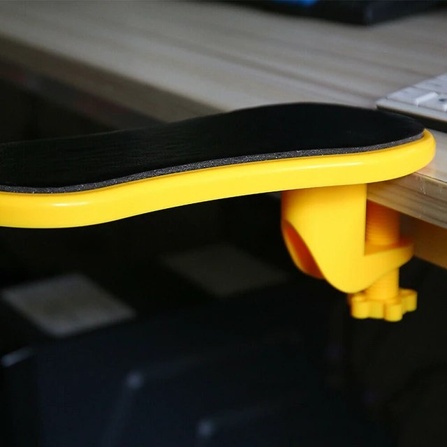 Alt view image 2 of 6 - Attachable Armrest Pad Desk Computer Table Arm Support Mouse Pads Arm Wrist