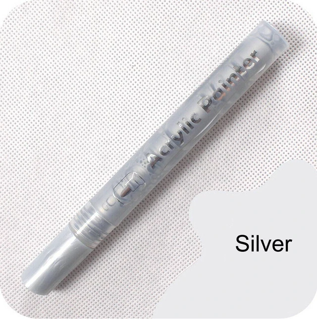 Alt view image 2 of 5 - Acrylic Paint Marker Pens Set Pebble, Rock & Stone painting,Scrapbooking,Fabric ( 6 Pack)