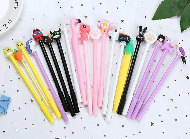 Alt view image 4 of 4 - 20pcs/lot Cute Office School Accessories 0.5mm Pen Gel Pens + Organizer Bag