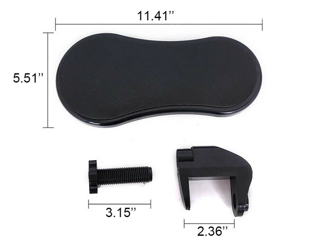 Alt view image 5 of 6 - Attachable Armrest Pad Desk Computer Table Arm Support Mouse Pads Arm Wrist