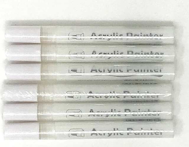 Alt view image 2 of 5 - Acrylic Paint Marker Pens Set Pebble, Rock & Stone painting,Scrapbooking,Fabric ( 6 Pack)