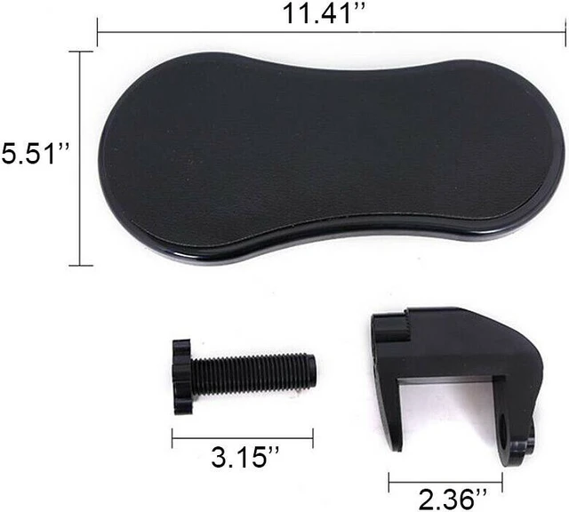 Alt view image 3 of 7 - Attachable Armrest Pad Desk Computer Table Arm Support Mouse Pads Arm Wrist