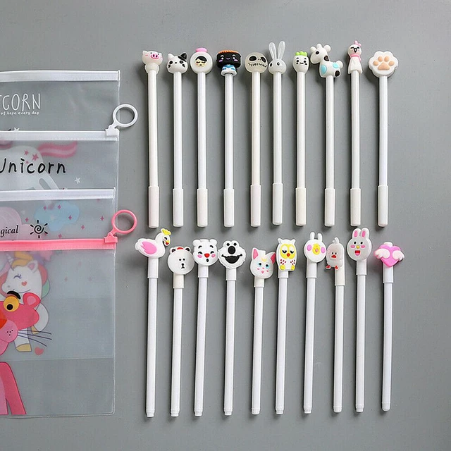 Main image of 20pcs/lot Cute Office School Accessories 0.5mm Pen Gel Pens + Organizer Bag
