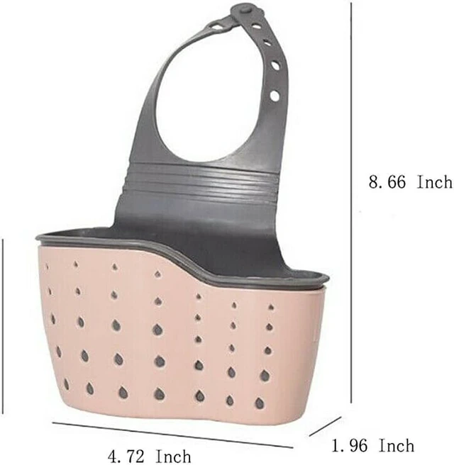 Alt view image 5 of 6 - 2 Pack Kitchen Organizer Sink Faucet Caddy Basket Cleaning Sponge Holder Soap