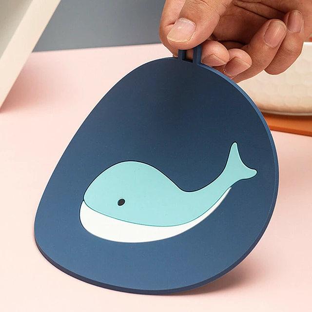 Alt view image 3 of 3 - Silicone Heat Resistant Placemat Plate Coaster Pad Cup Table Bowl Pot Mat