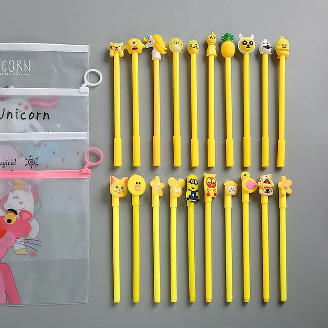 Main image of 20pcs/lot Cute Office School Accessories 0.5mm Pen Gel Pens + Organizer Bag