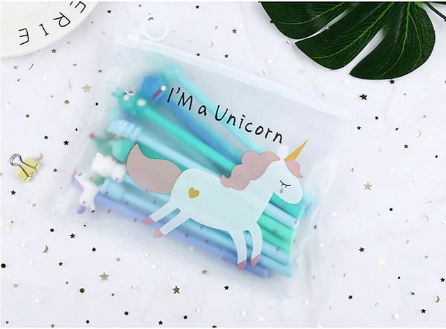 Main image of 20pcs/lot Cute Office School Accessories 0.5mm Pen Gel Pens + Organizer Bag