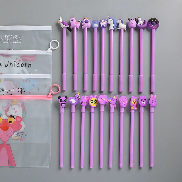 Alt view image 3 of 7 - 20pcs/lot Cute Office School Accessories 0.5mm Pen Gel Pens + Organizer Bag