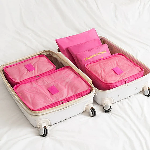 Alt view image 2 of 4 - 9Pcs Waterproof Clothes Storage Bags Packing Cube Travel Luggage Organizer Pouch