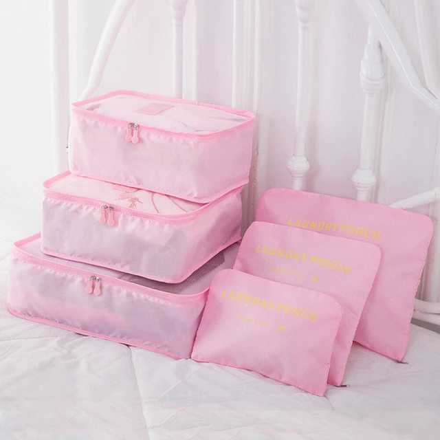 Main image of 9Pcs Waterproof Clothes Storage Bags Packing Cube Travel Luggage Organizer Pouch