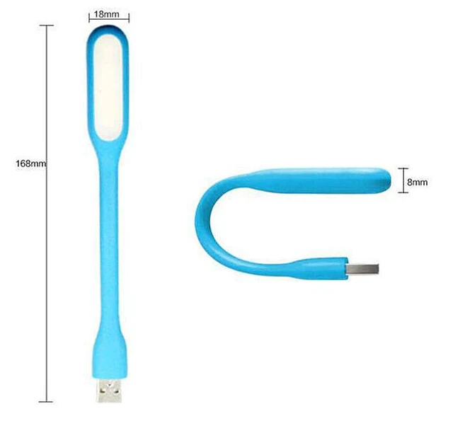 Alt view image 3 of 7 - 10 PCS Flexible Bright Mini USB LED Light Lamp for Notebook Laptop Desk Reading