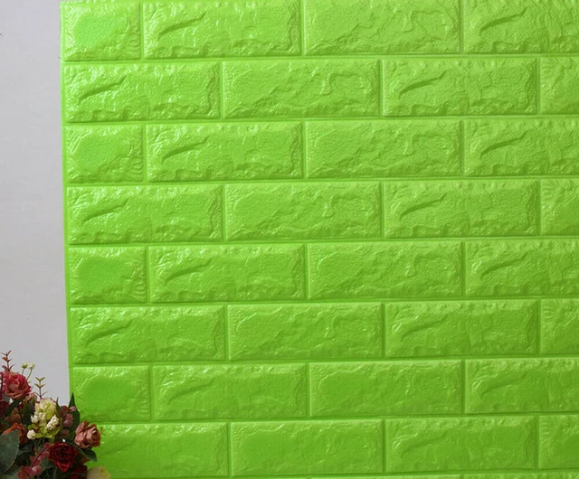 Main image of Premium PE Foam 3D Self Adhesive DIY Large Panels Wall Stickers Embossed Brick