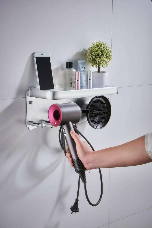 Alt view image 5 of 7 - Magnetic For Dyson Supersonic Hair Dryer Accessories Wall Mount Holder Hanger