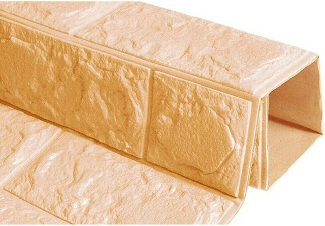 Main image of Premium PE Foam 3D Self Adhesive DIY Large Panels Wall Stickers Embossed Brick