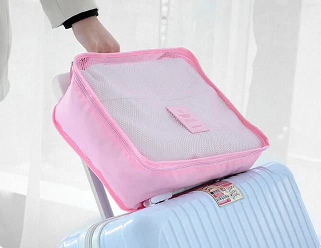 Alt view image 7 of 7 - 9Pcs Waterproof Clothes Storage Bags Packing Cube Travel Luggage Organizer Pouch