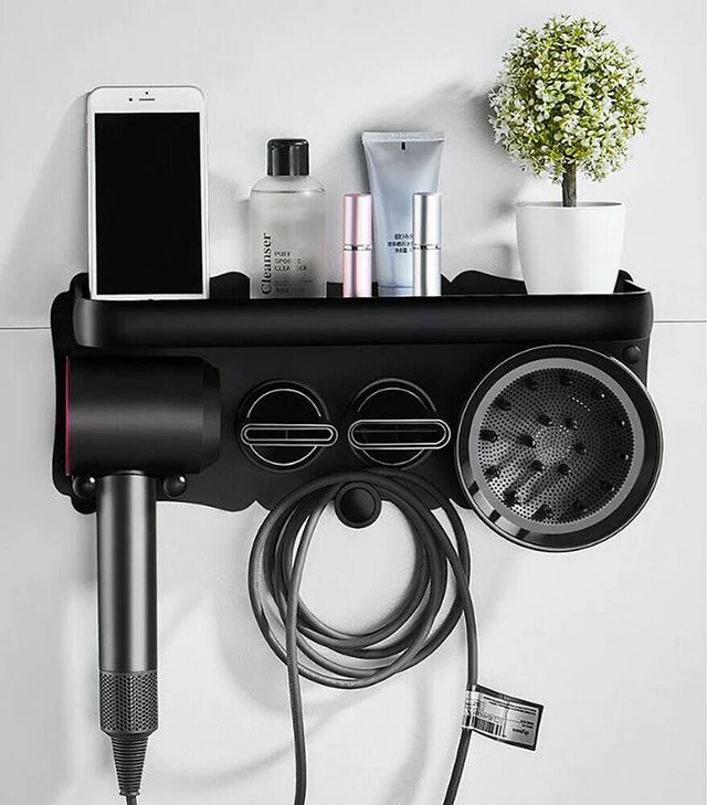 Alt view image 3 of 7 - Magnetic For Dyson Supersonic Hair Dryer Accessories Wall Mount Holder Hanger