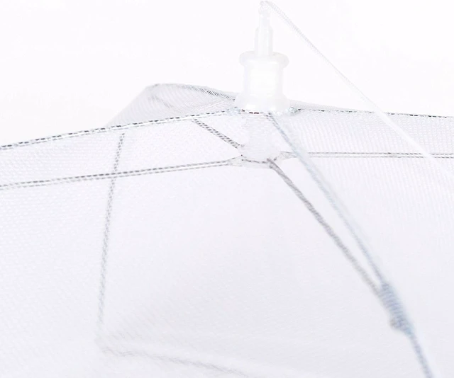 Alt view image 4 of 5 - Set of 4 Pop Up Mesh Screen Food Cover Tents White - Keep Out Flies, Bugs, Mosqu