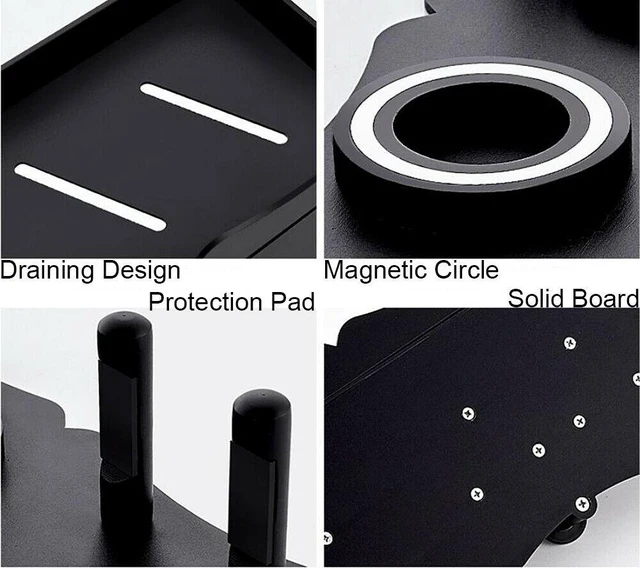 Alt view image 5 of 7 - Magnetic For Dyson Supersonic Hair Dryer Accessories Wall Mount Holder Hanger