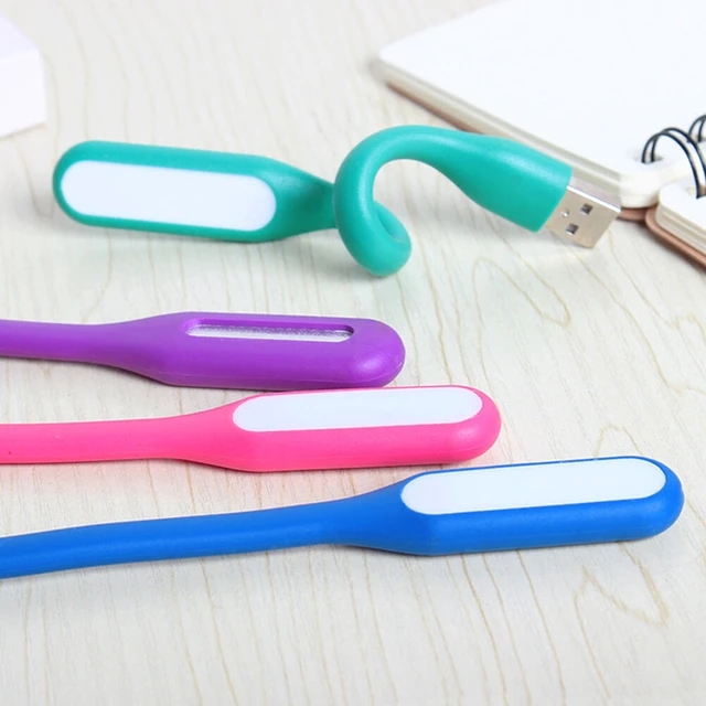 Alt view image 2 of 7 - 10 PCS Flexible Bright Mini USB LED Light Lamp for Notebook Laptop Desk Reading