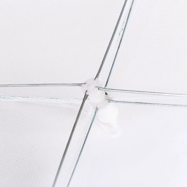 Alt view image 5 of 5 - Set of 4 Pop Up Mesh Screen Food Cover Tents White - Keep Out Flies, Bugs, Mosqu